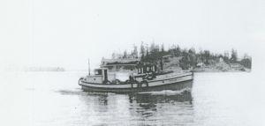 Soyakaze entering Quathiaski Cove, c.1930s